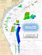 CMOR Chart NE.FL.,GA.,SC-raymarine